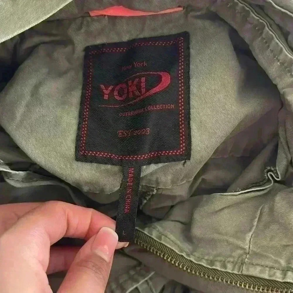 Gray Yoki Outerwear Jacket - Picture 3 of 3